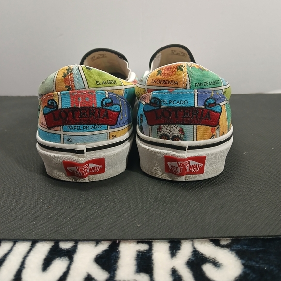 Los Vans Loteria Multi-Color Classic Sneakers Shoes US Mens 7.5 Womens 9 - Picture 7 of 10